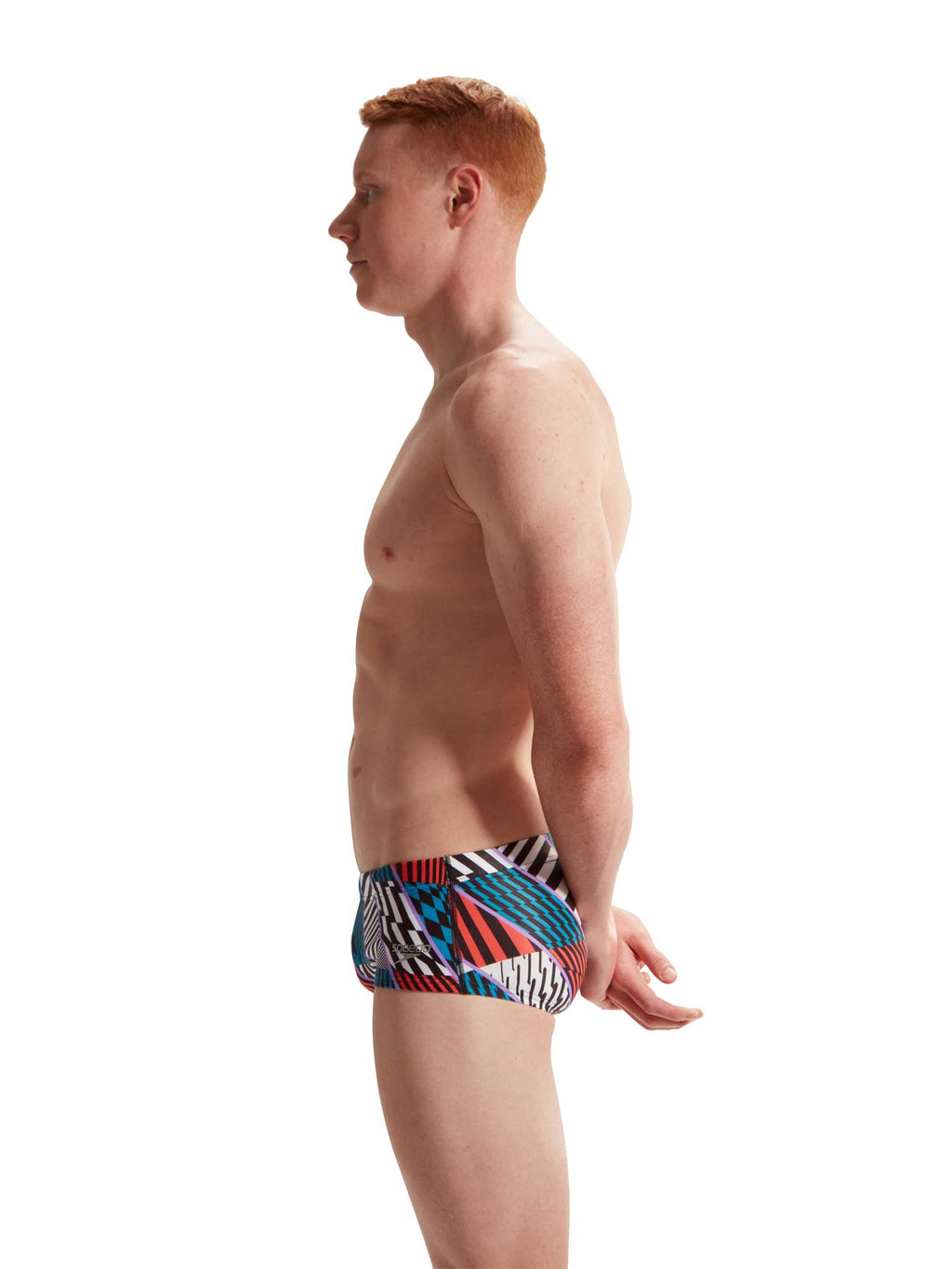 SPEEDO Бански MENS 13.5CM CLUB TRAINING ALLOVER BRIEF