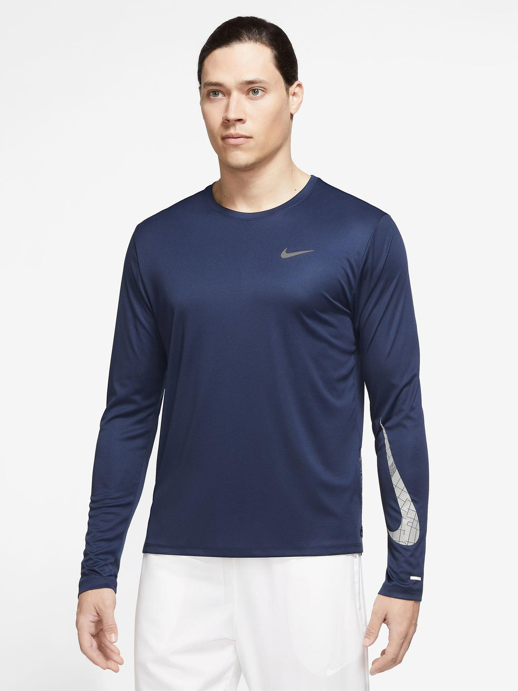 NIKE Блуза M DF MILER RN DVN FLASH LS