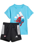 ADIDAS SPORTSWEAR Спортен екип x Marvel Spider-Man Tee Set Kids