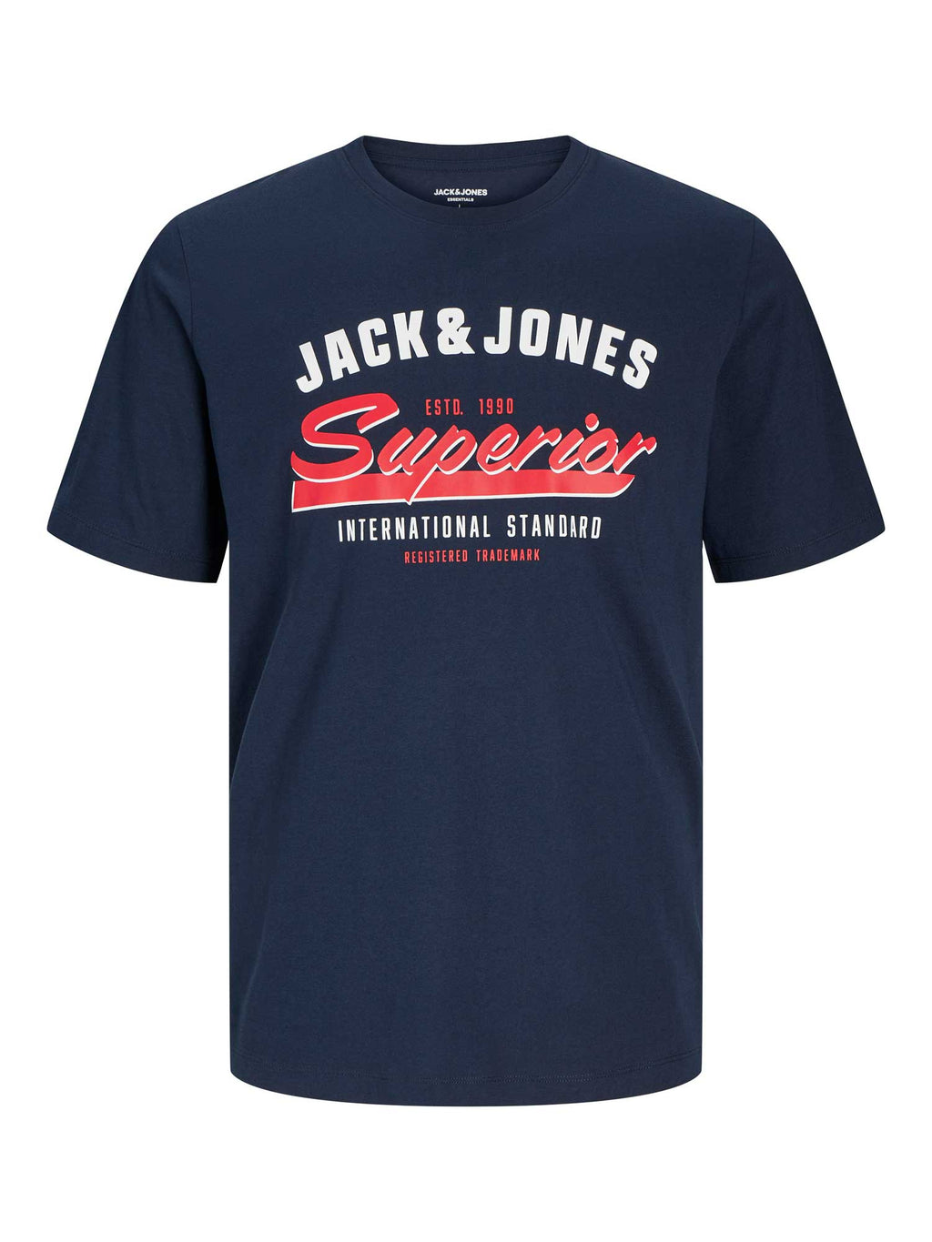 JACK & JONES Тениска JJELOGO TEE SS O-NECK 2 COL SS25 SN