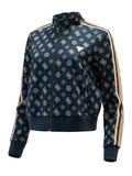 GUESS Спортно горнище PEONY TAPED FULLZIP