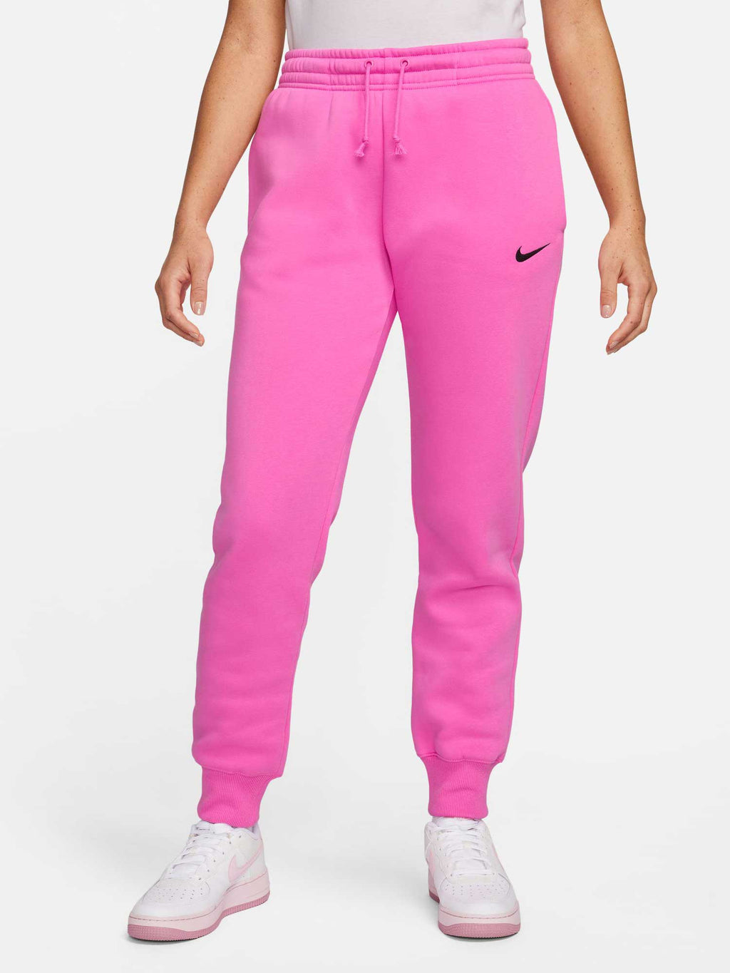 NIKE Спортно долнище W NSW PHNX FLC MR PANT STD