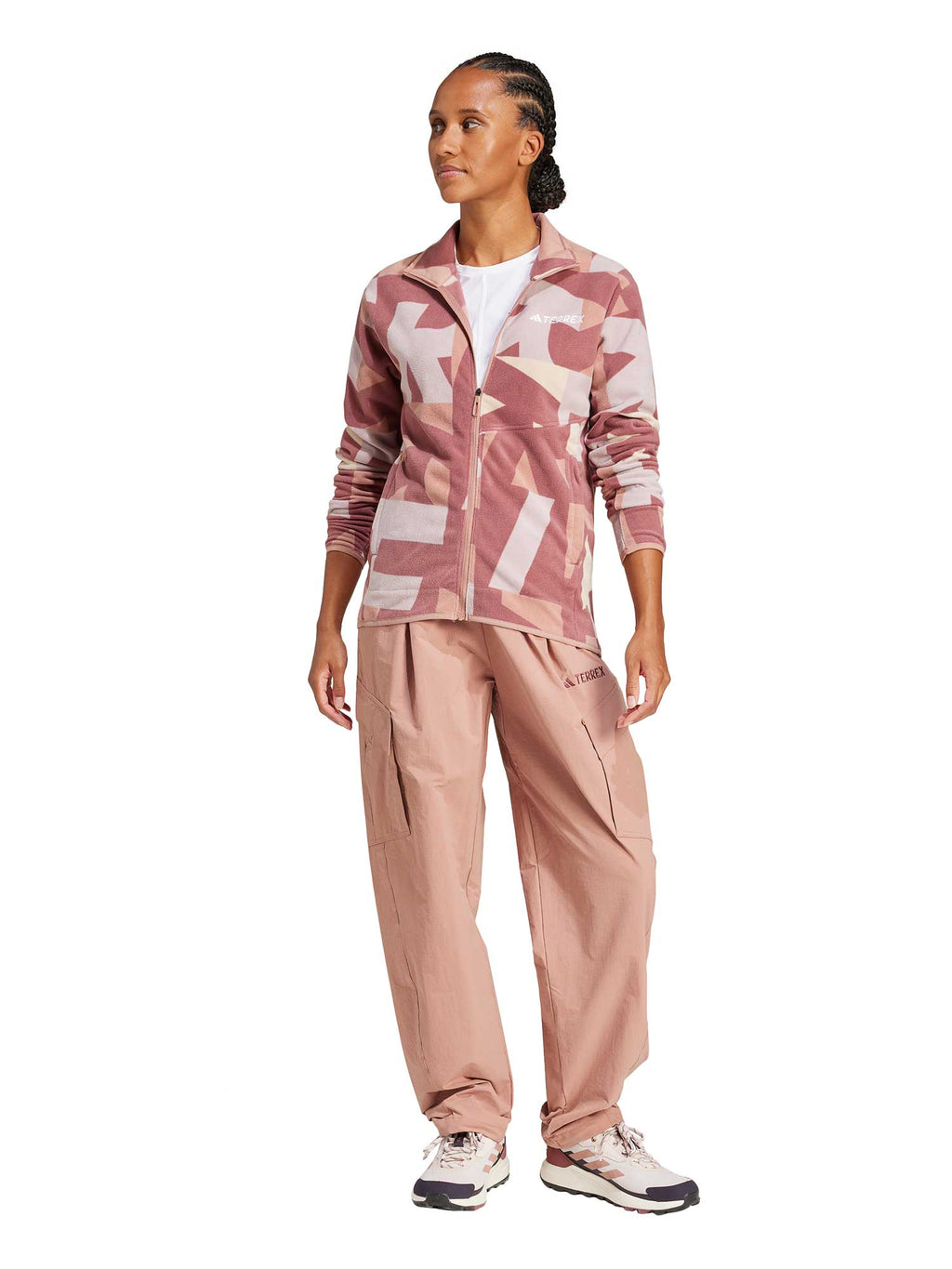 ADIDAS PERFORMANCE Полар Terrex Multi Printed Full-Zip Fleece Jacket