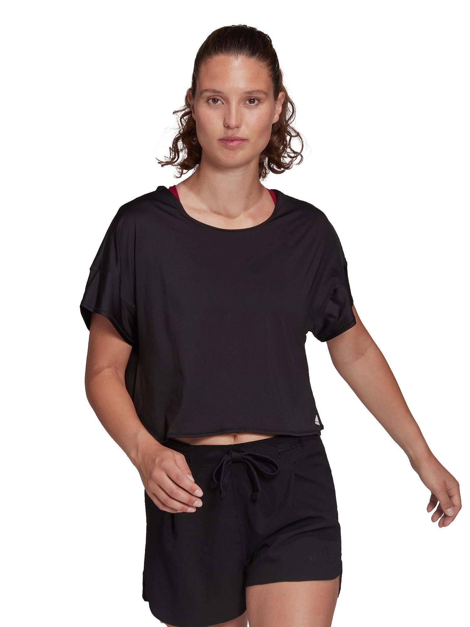 ADIDAS PERFORMANCE Тениска STUDIO BACKLESS