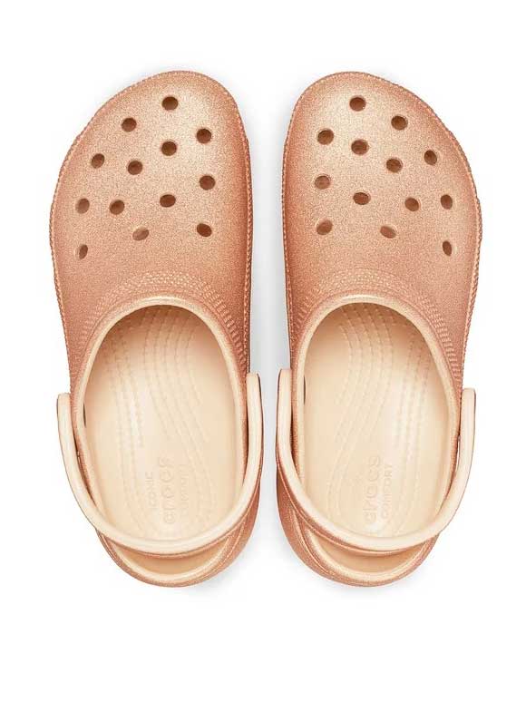 CROCS Чехли CLASSIC PLATFORM GLITTER CLOG W 207241