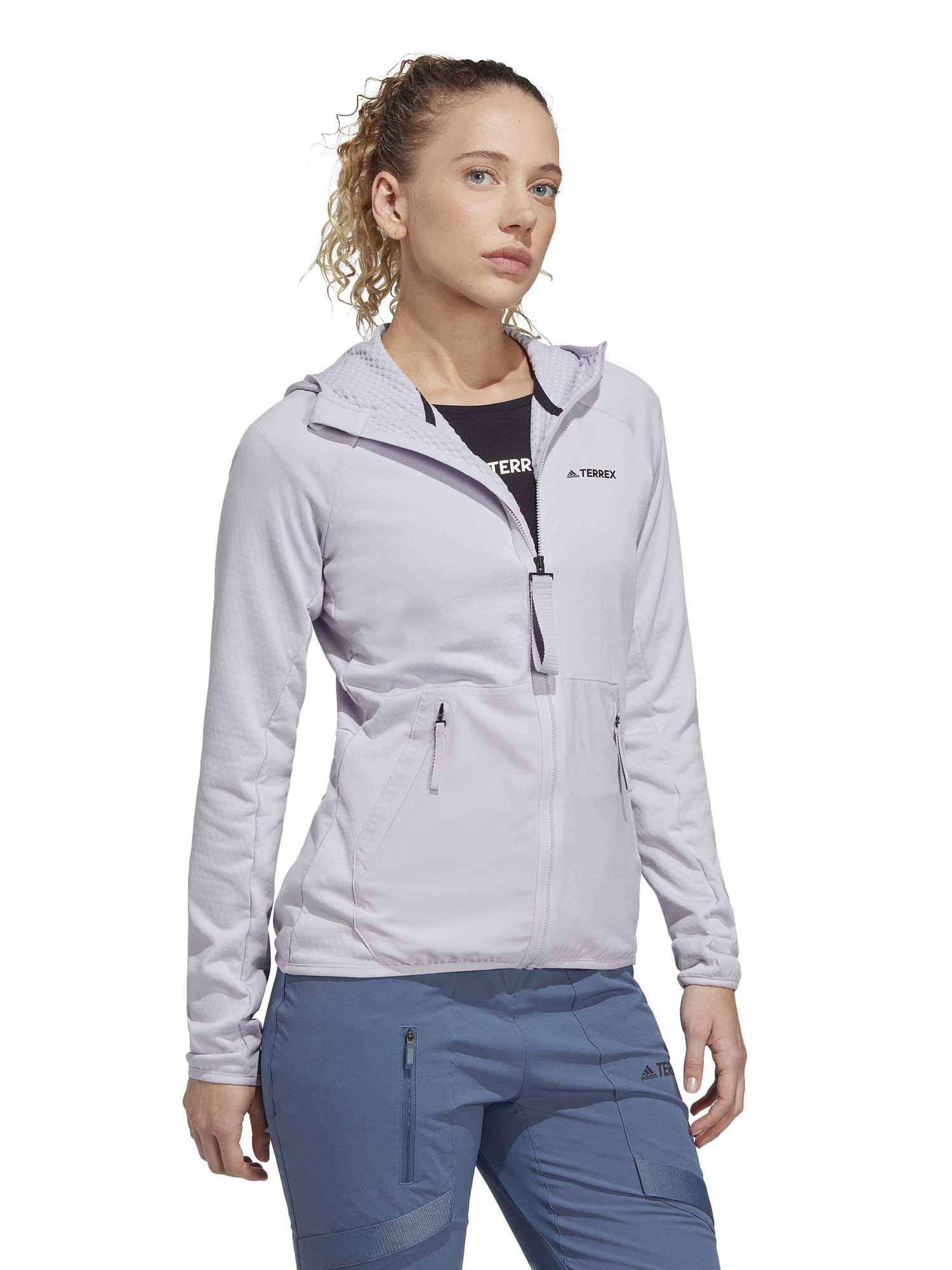 ADIDAS PERFORMANCE Суитшърт Terrex Tech Flooce Light Hooded Hiking