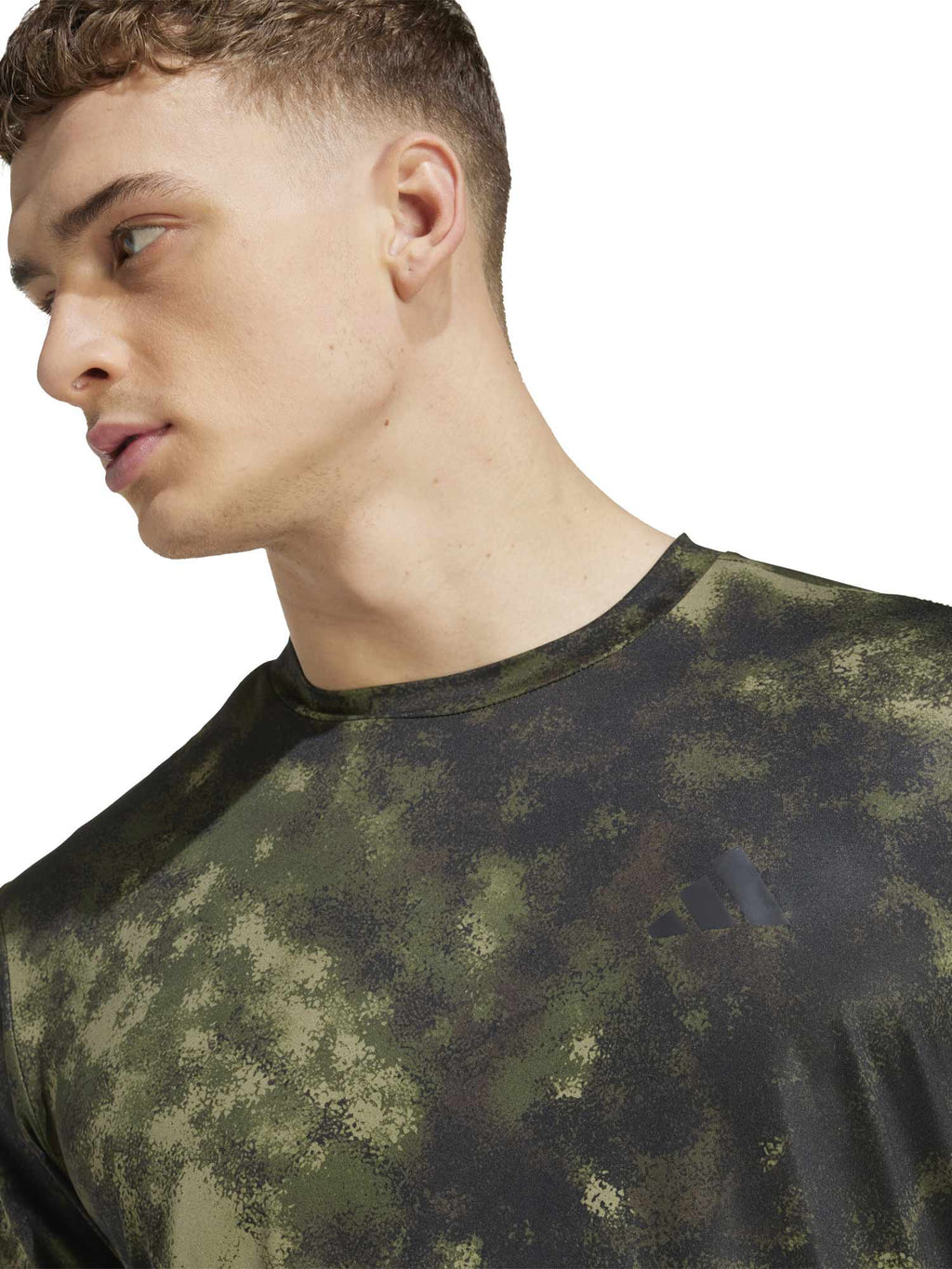 ADIDAS PERFORMANCE Тениска Train Essentials Seasonal All Over Print