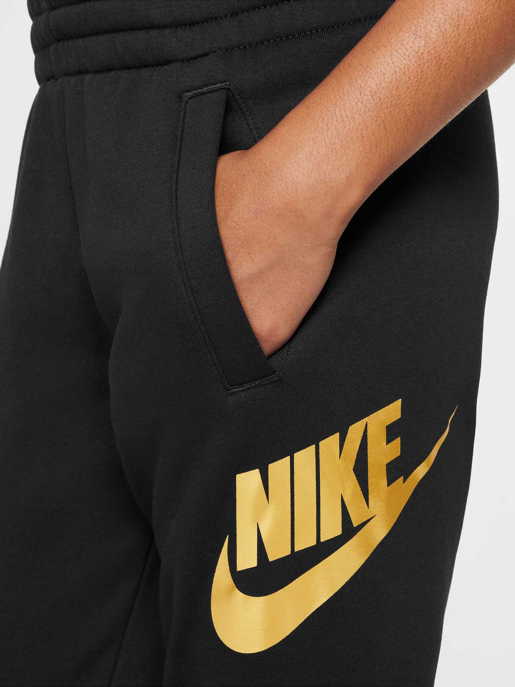 NIKE Спортно долнище K NSW CLUB FLC JGGR GOLD