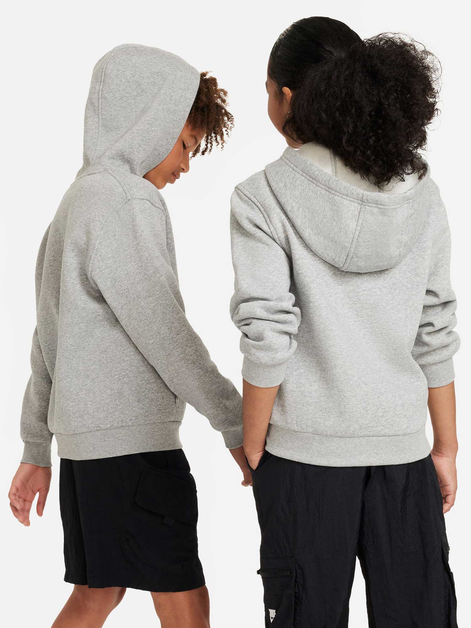 NIKE Суитшърт K NSW CLUB FLC HD FZ LS LBR