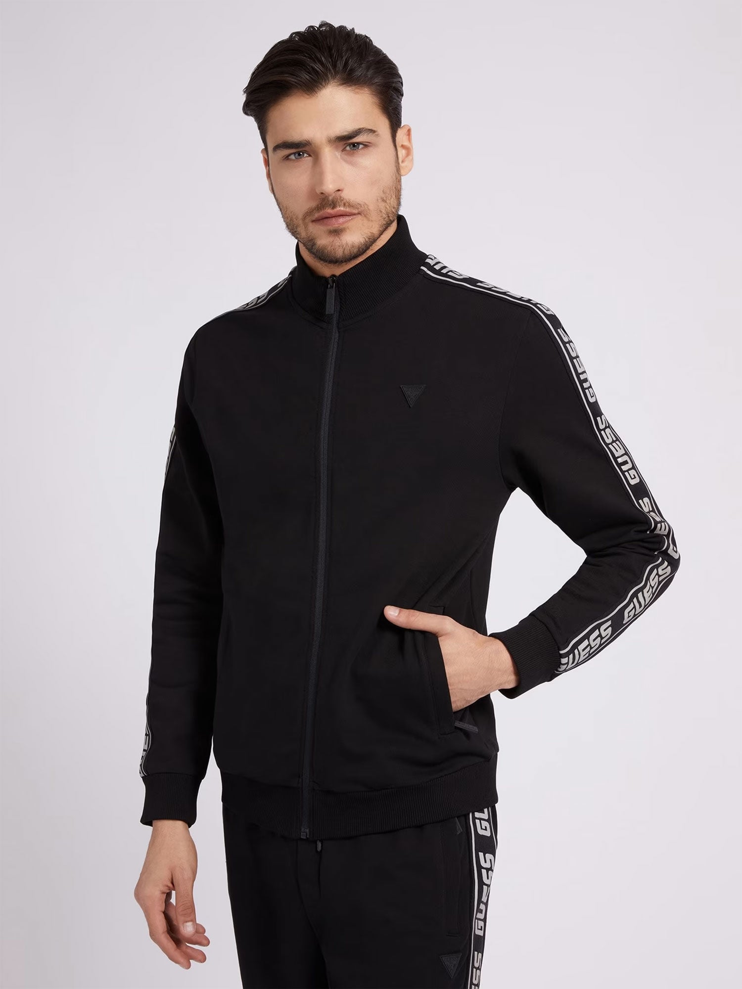 GUESS Спортно горнище FULL ZIP NEW ARLO SWEATSHIRT