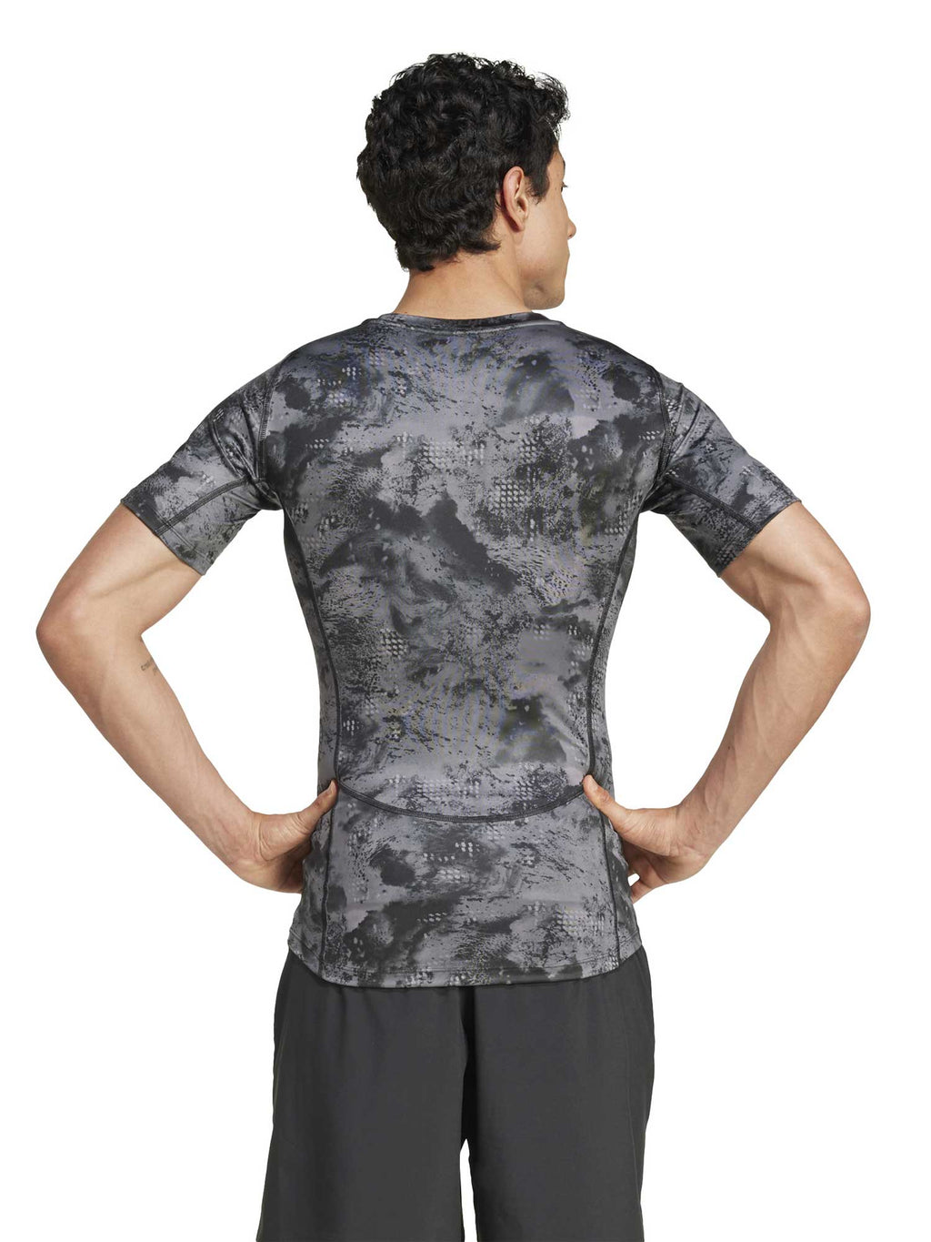 ADIDAS PERFORMANCE Тениска TECHFIT TRAINING AOP T-SHIRT