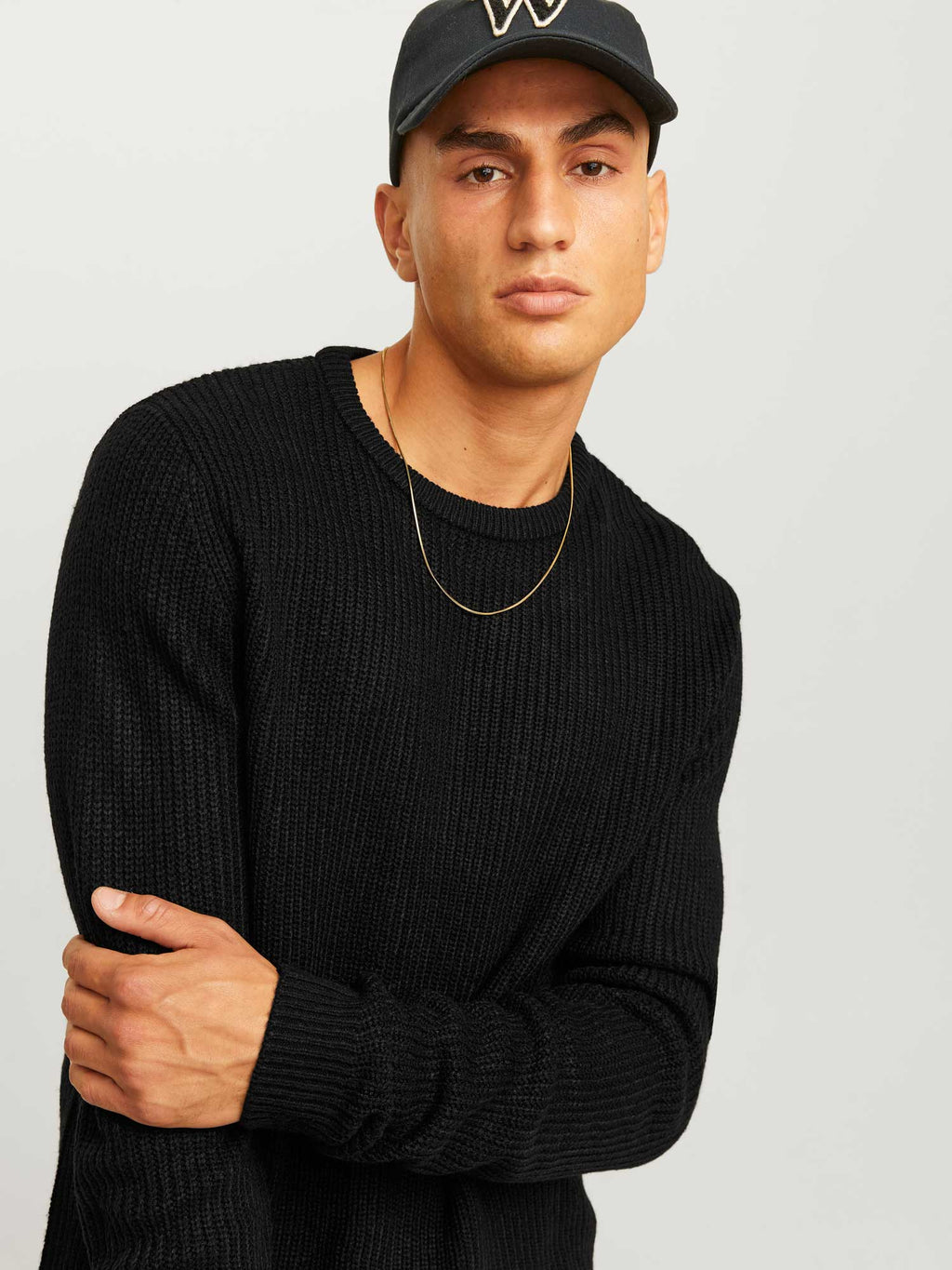 JACK & JONES Пуловер JJELEWIS KNIT CREW NECK SN