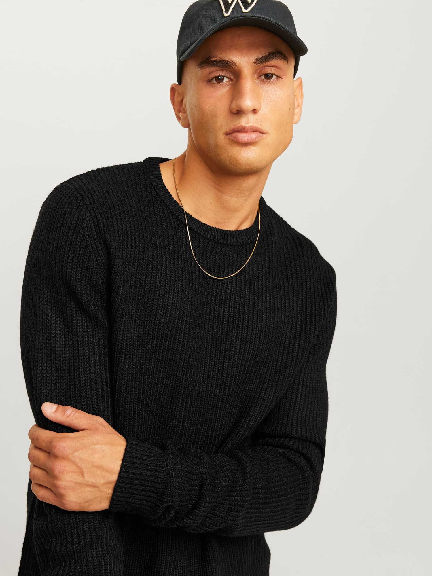 JACK & JONES Пуловер JJELEWIS KNIT CREW NECK SN