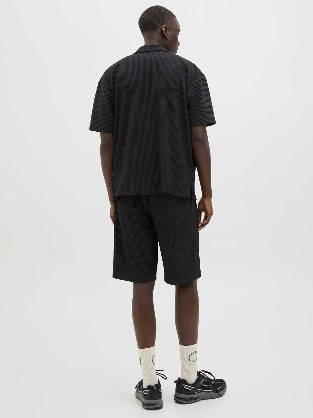 JACK & JONES Къси панталони JPSTKARL INTERLUDE PLISSE SHORTSMID