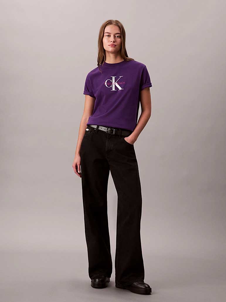 Calvin Klein Jeans Тениска HR SS CLSSC MNLG CNC