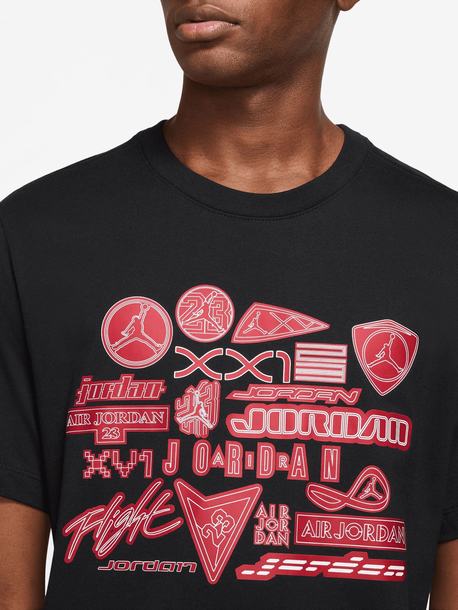 JORDAN Тениска M J BRAND GFX SS CREW 4