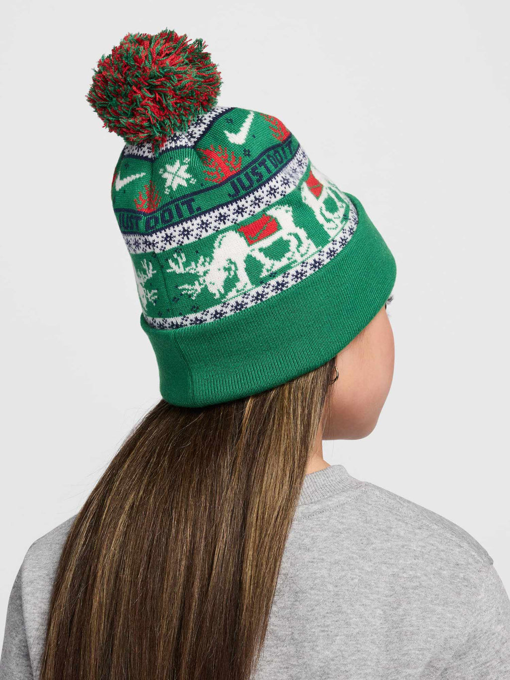 NIKE Шапка K NK PEAK BEANIE SC HOL25 L
