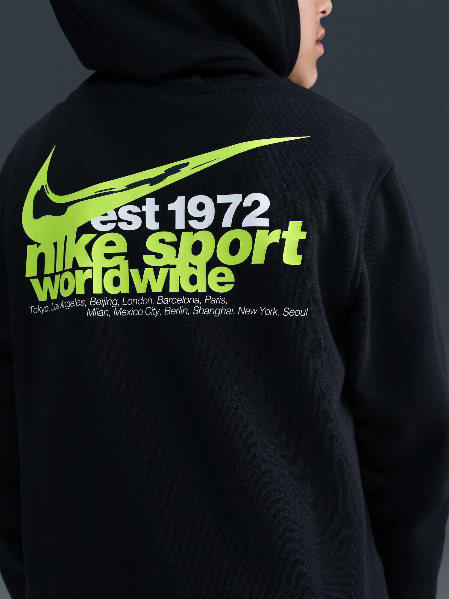 NIKE Суитшърт K NSW CLUB FLC HDY OC