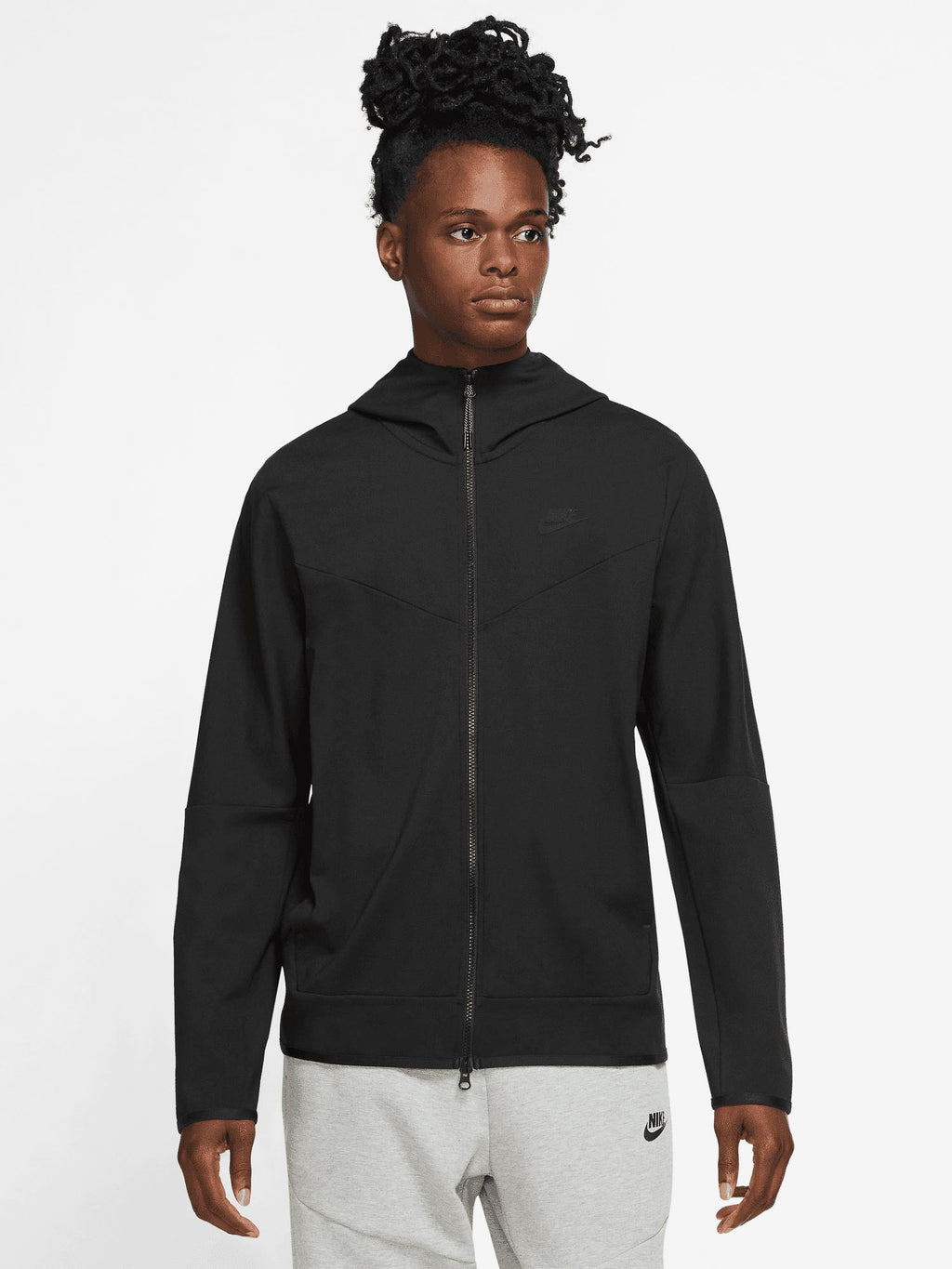 NIKE Суитшърт M NK TECH FZ LGHTWHT