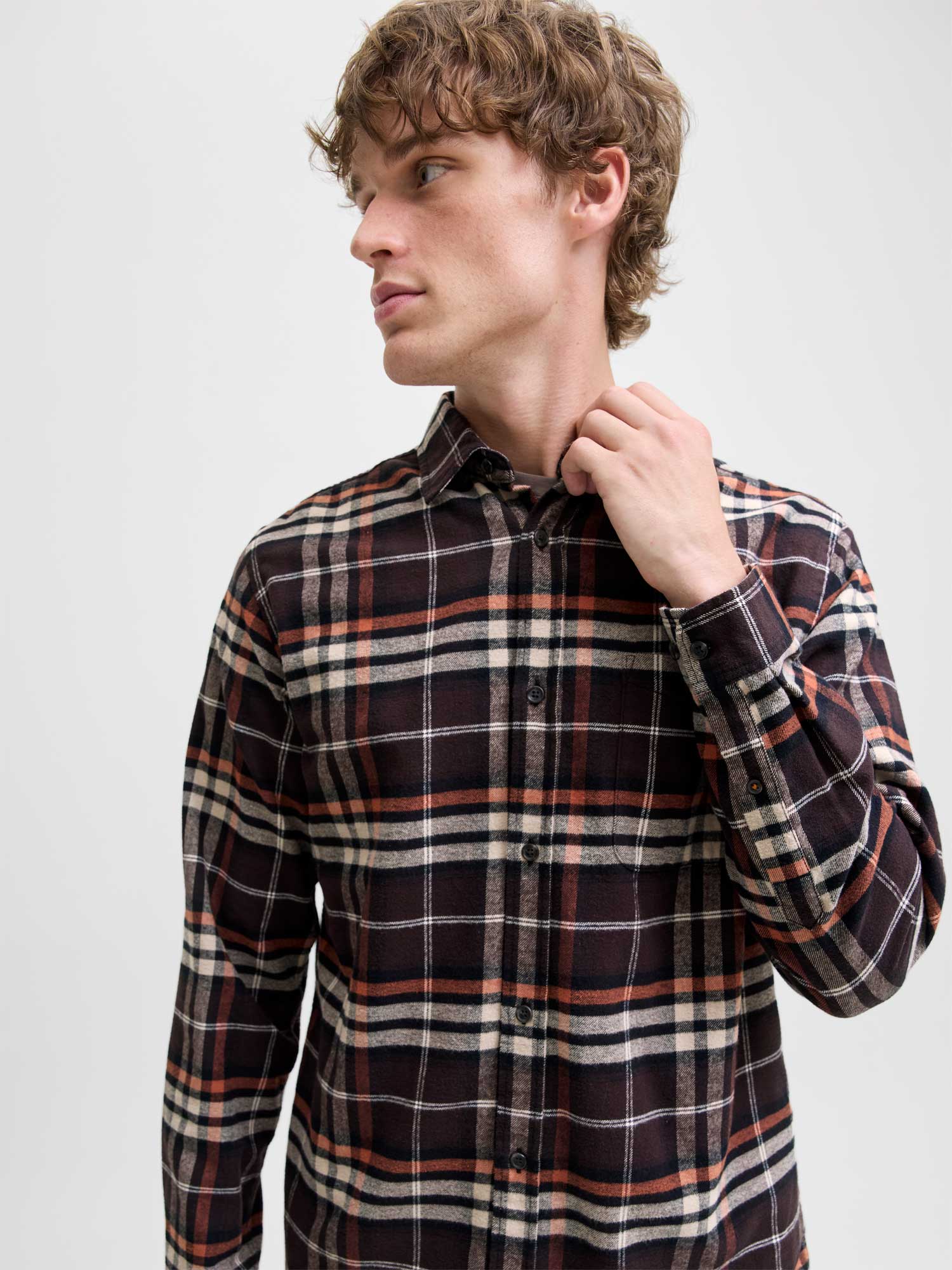 JACK & JONES Риза JJJAMES FLANNEL SHIRT LS