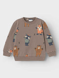 NAME IT Блуза NMMOLANDER NREG LIGHT SWEAT BRU