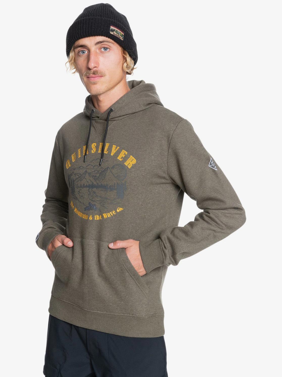 QUIKSILVER Суитшърт BIG LOGO SNOW HOODIE