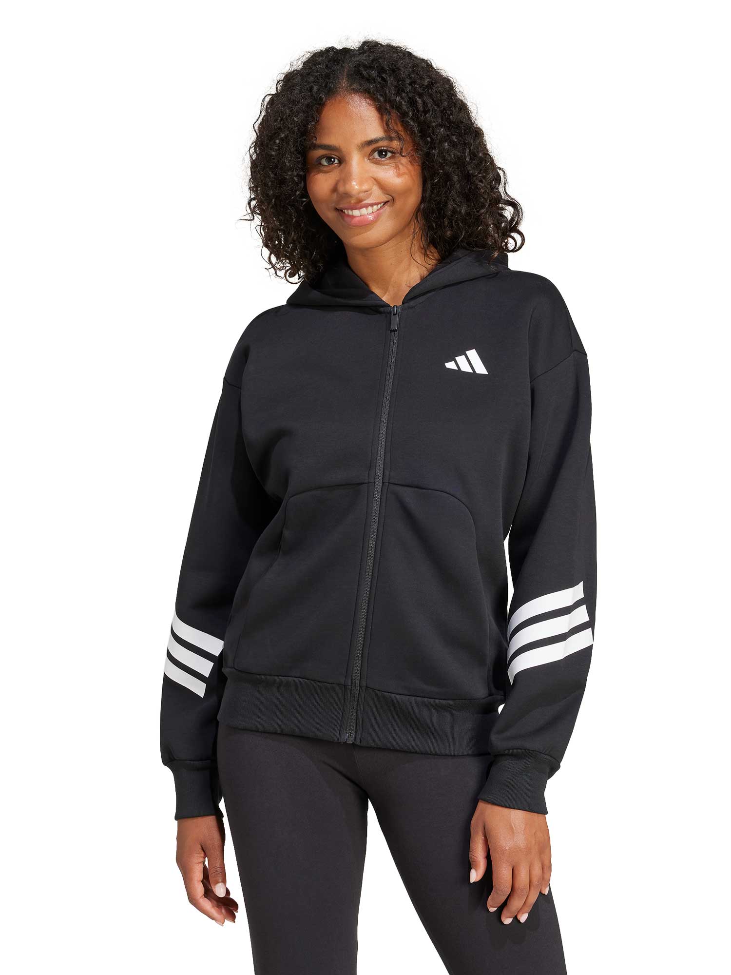 ADIDAS SPORTSWEAR Суитшърт Future Icons 3-Stripes Full-Zip Hoodie