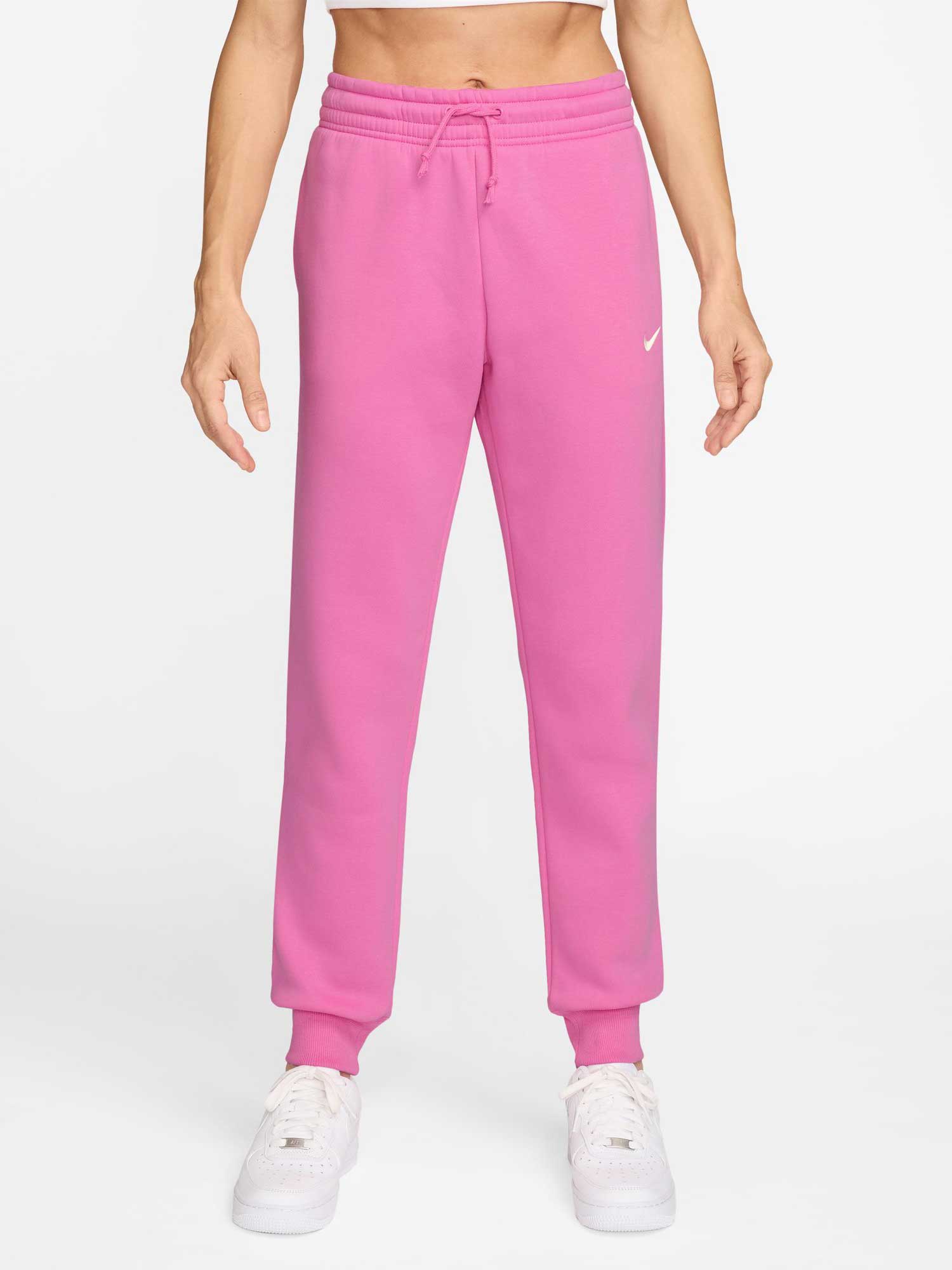 NIKE Спортно долнище W NSW PHNX FLC MR PANT STD