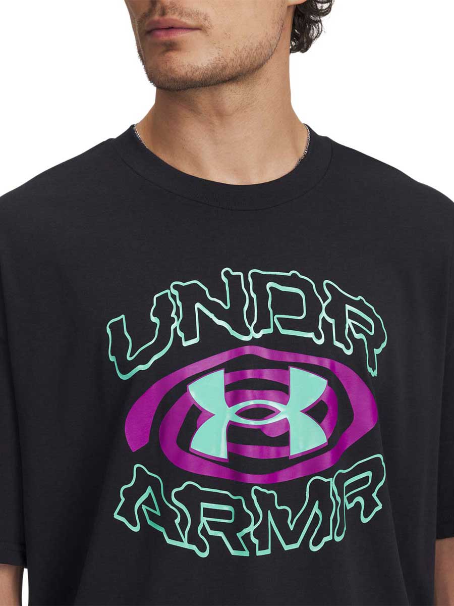 UNDER ARMOUR Тениска M HWT Hoops Hoopnotic SS