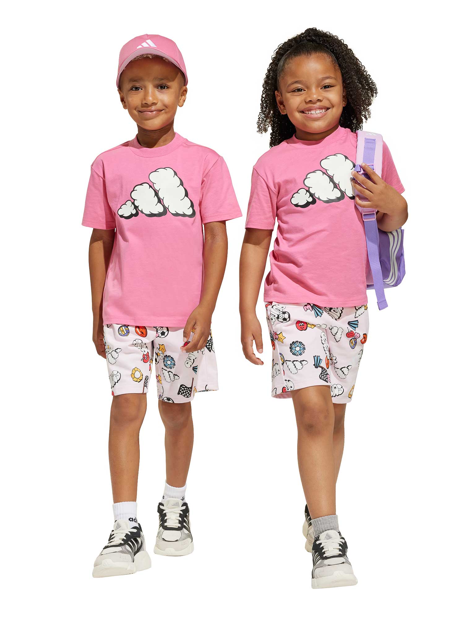 ADIDAS SPORTSWEAR Спортен екип Seasonal Essentials Fun Tee Set Kids