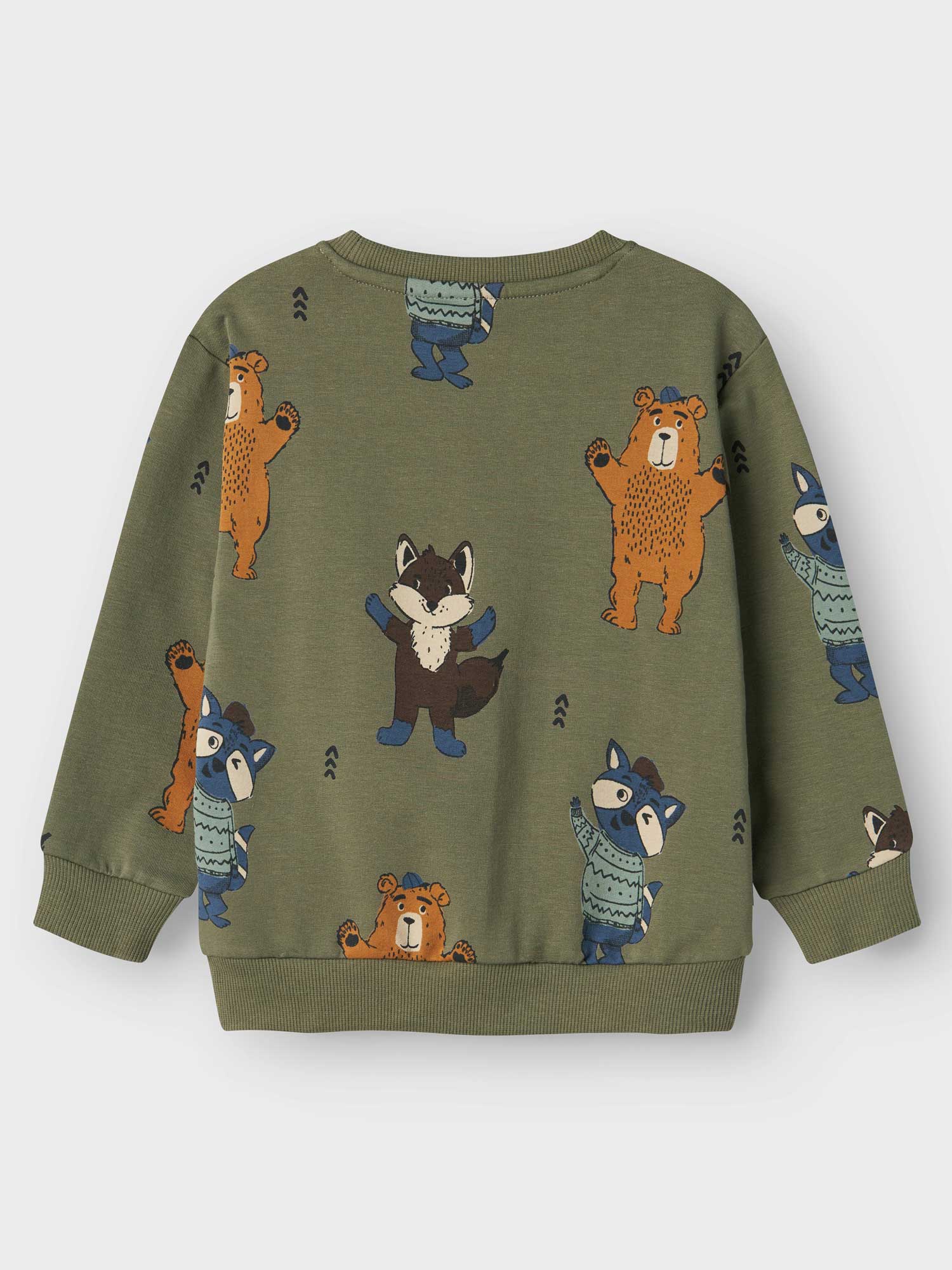NAME IT Блуза NMMOLANDER NREG LIGHT SWEAT BRU