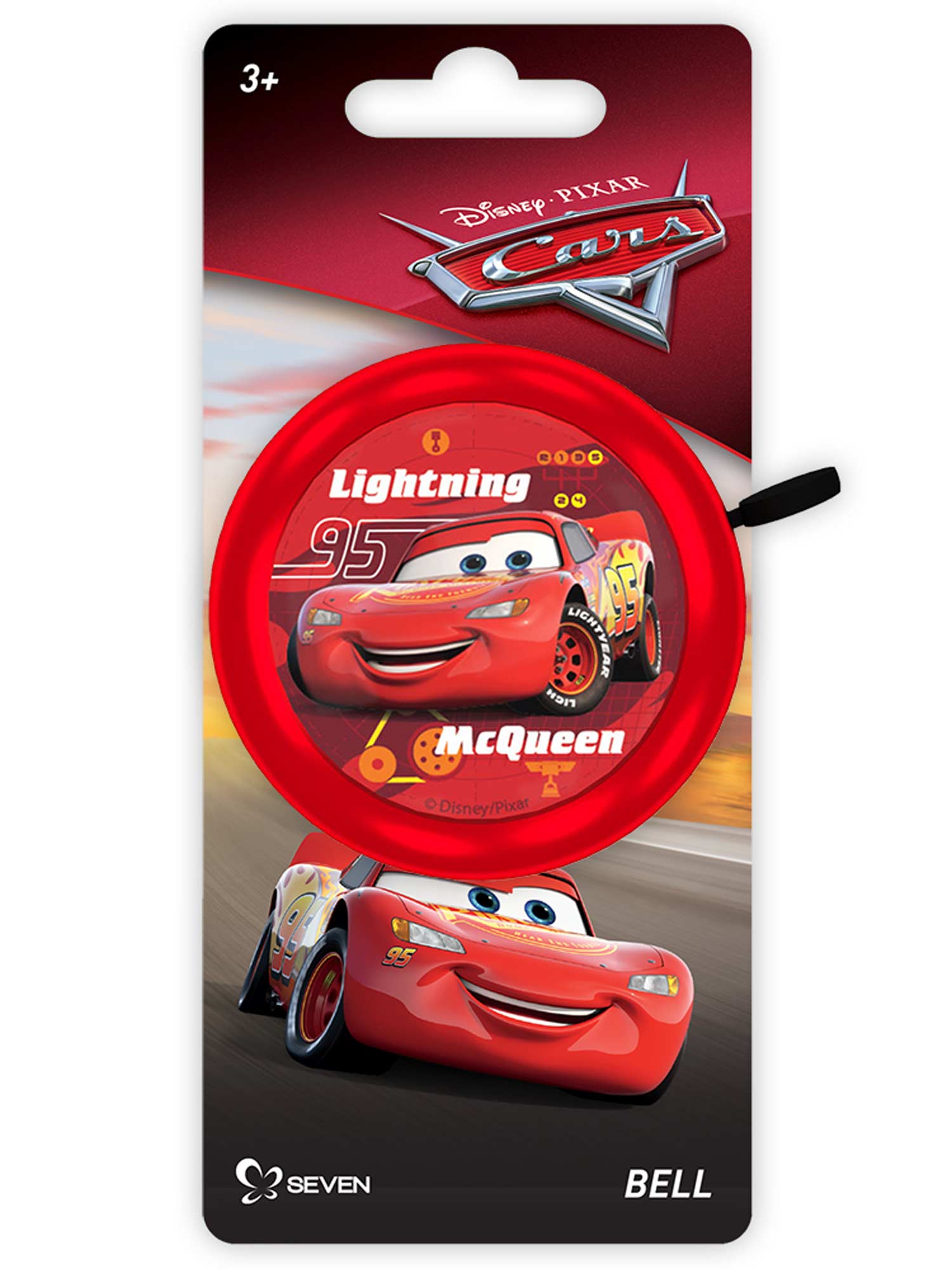 KIDS MOVIE HEROES Метален звънец CARS 3