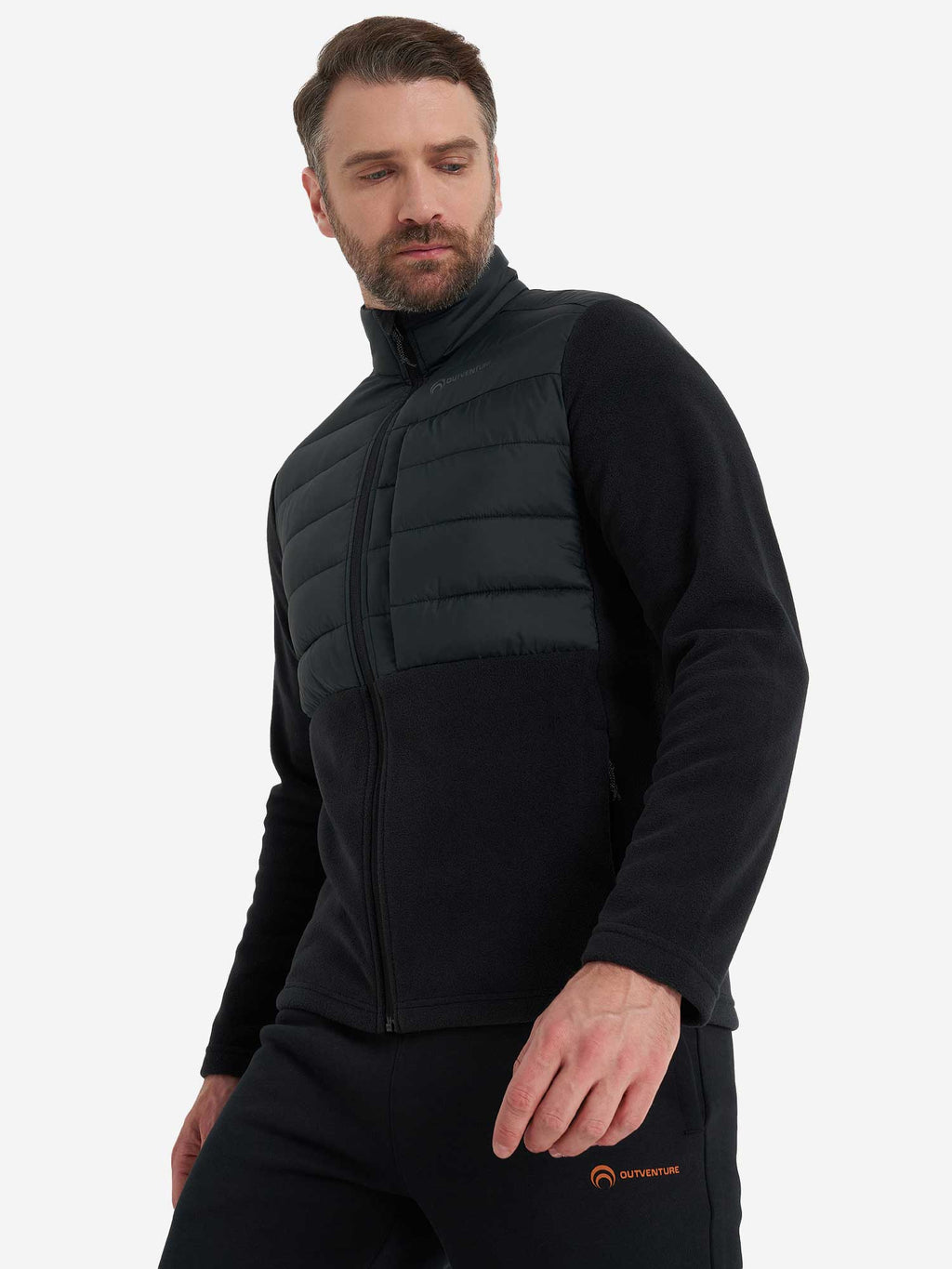 OUTVENTURE Полар Men's Hiking Combi Fleece Full Zip Jumper