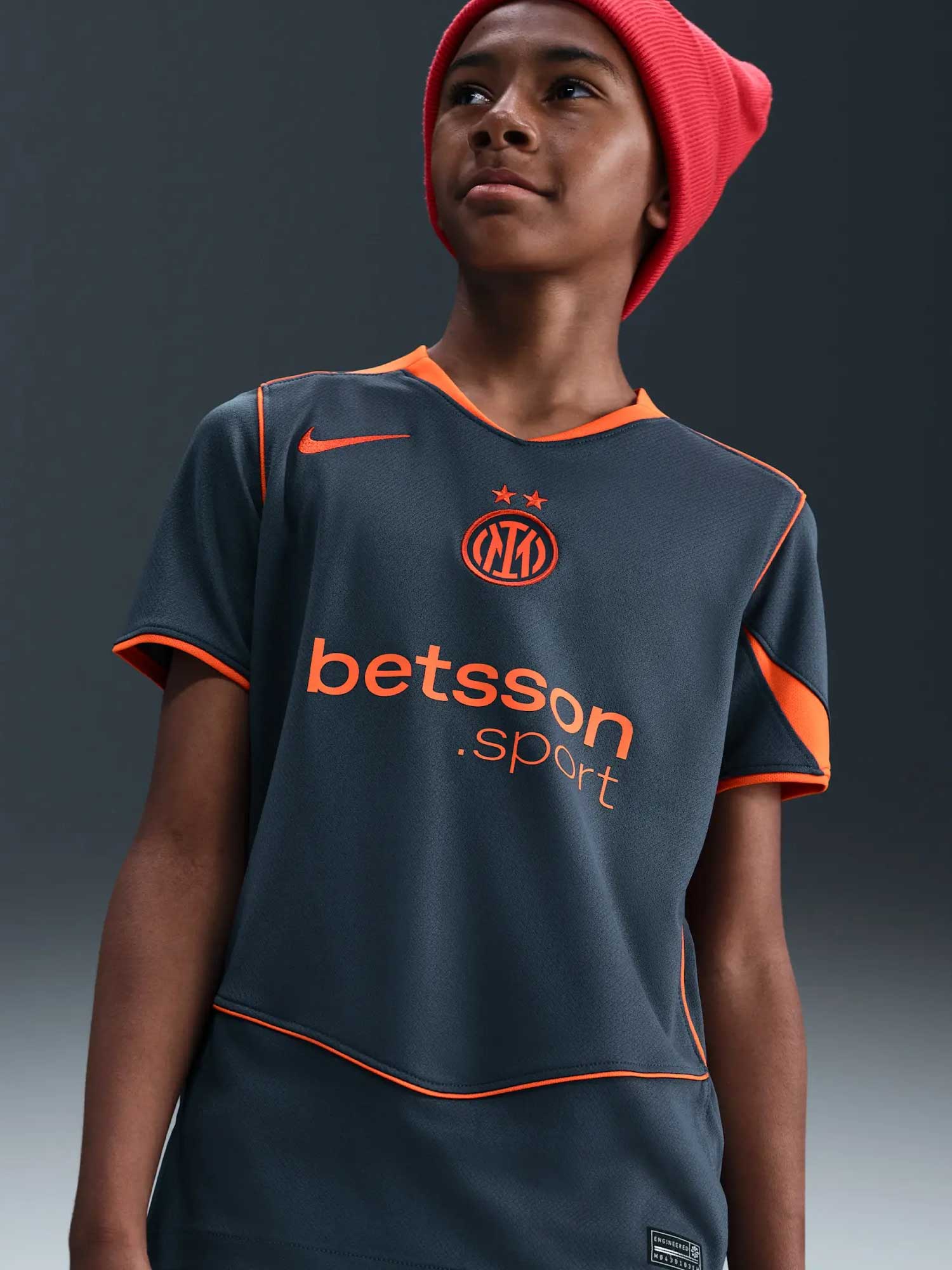 NIKE Тениска INTER Y NK DF JSY SS STAD 3R 25/26