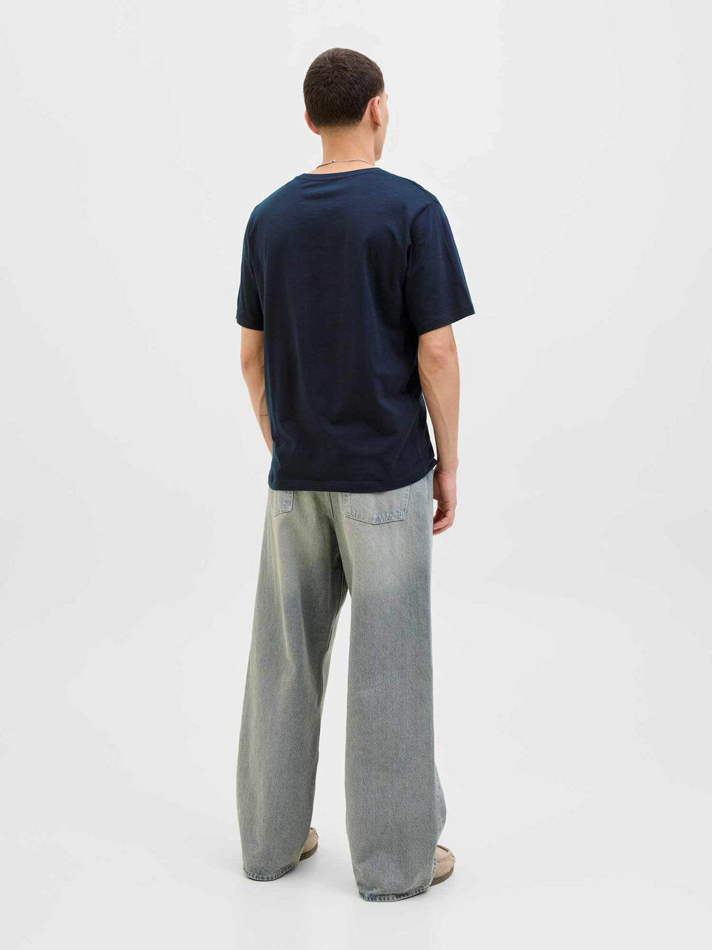 JACK & JONES Тениска JJELOGO TEE SS O-NECK 2 COL AW25 SN