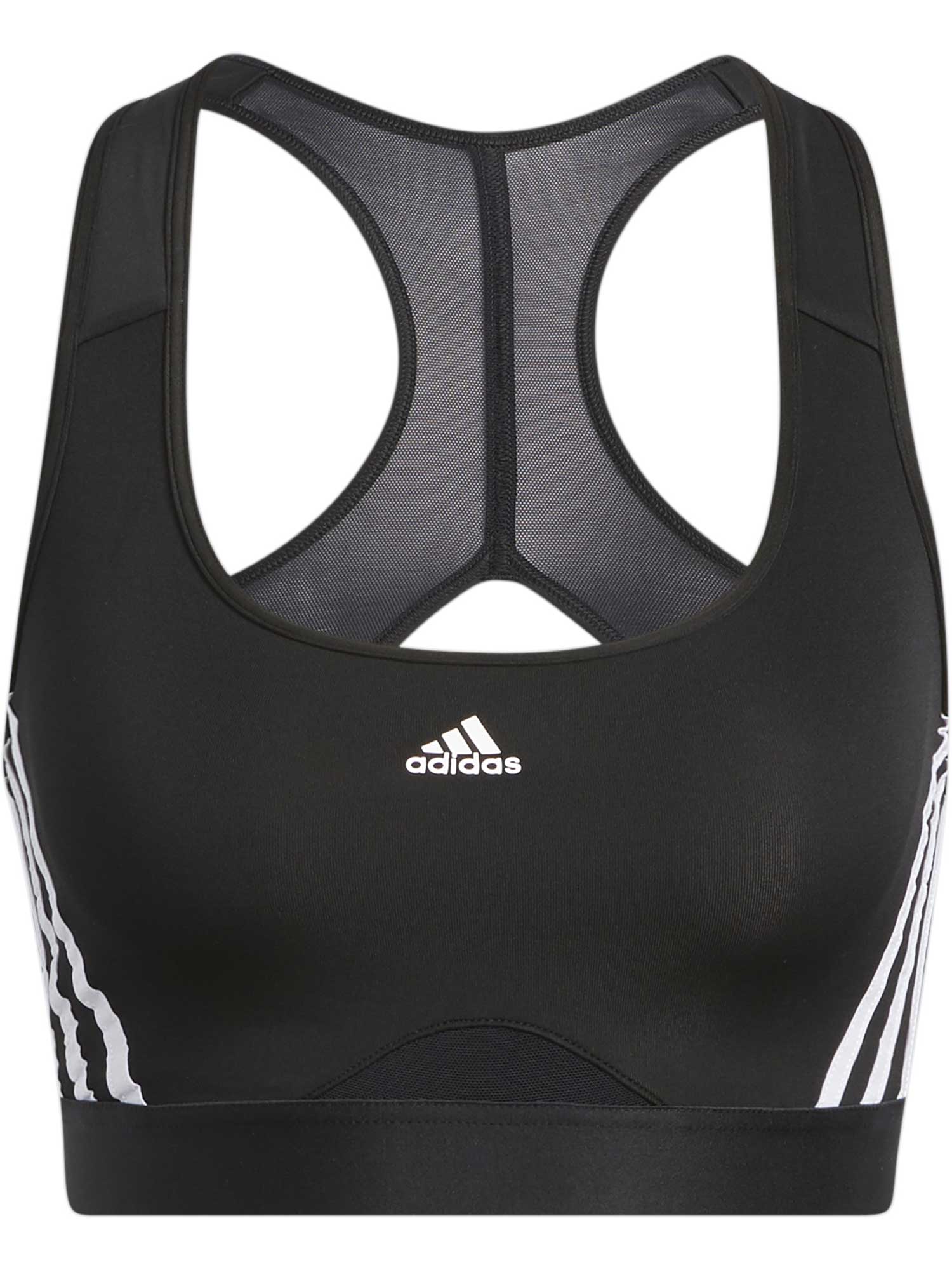 ADIDAS PERFORMANCE Спортен сутиен Powerreact 3-Stripes