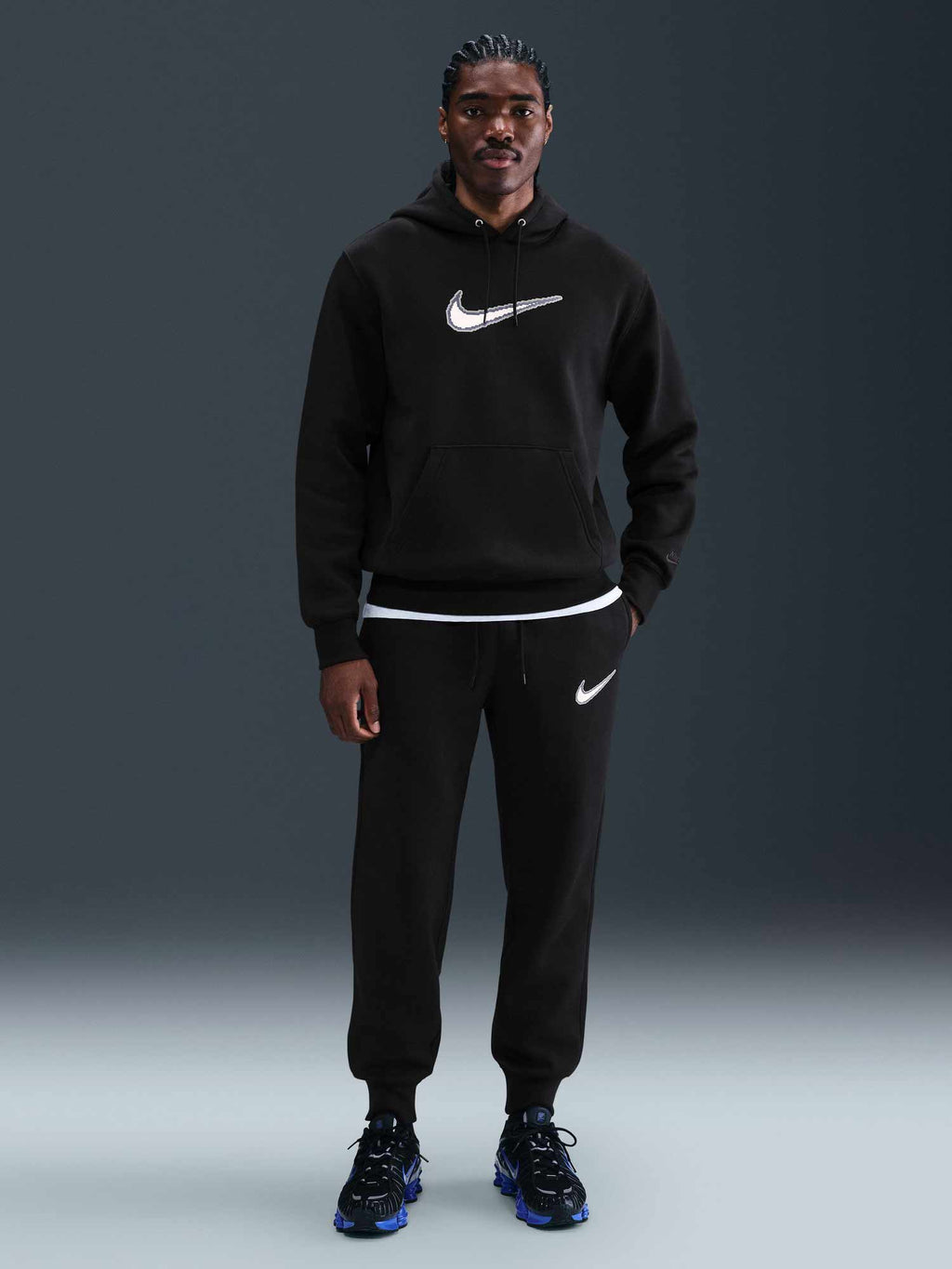 NIKE Суитшърт M NK CLUB BB HDY NEO VARSITY