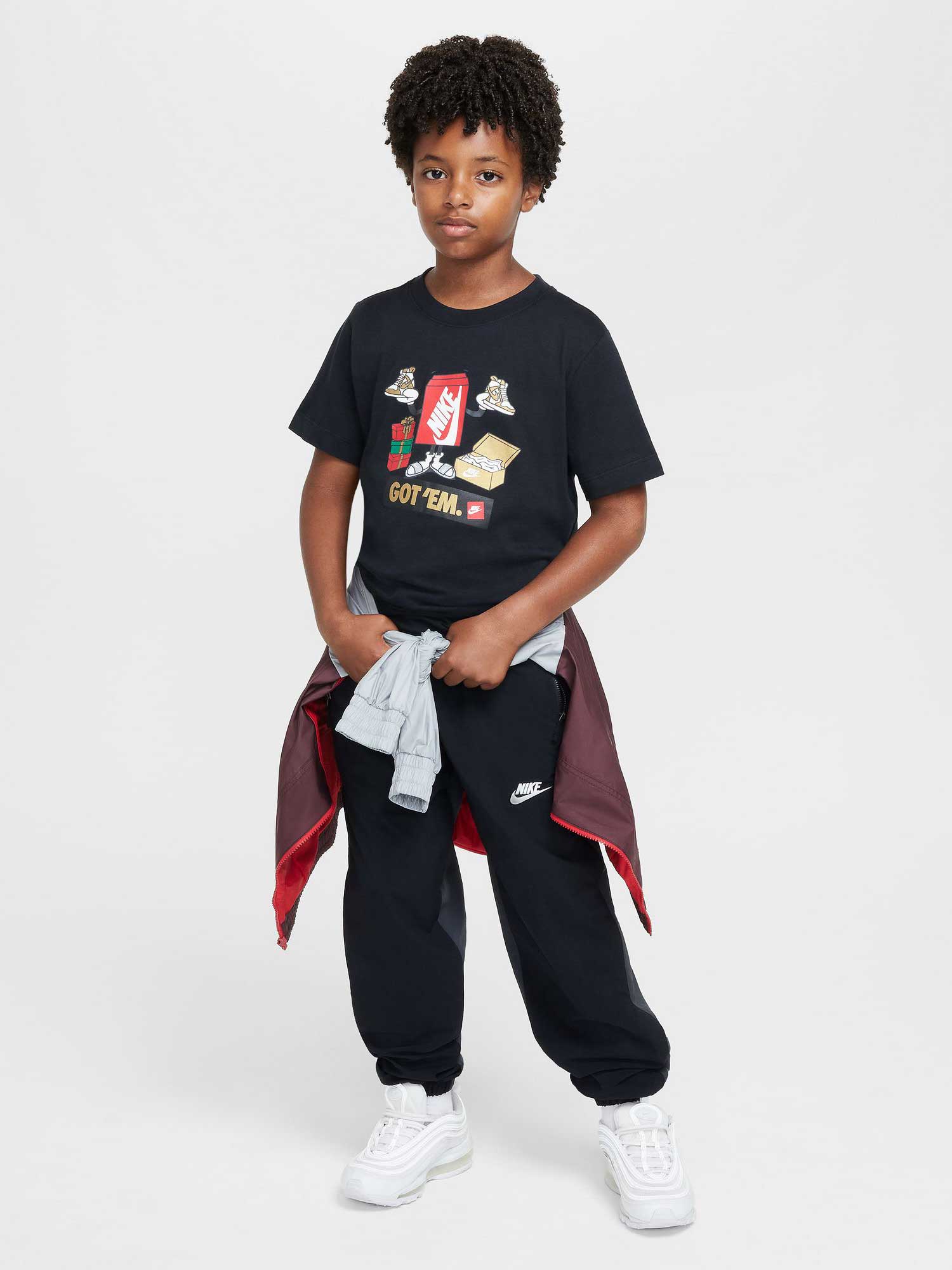 NIKE Тениска K NSW TEE BOXY GOT EM