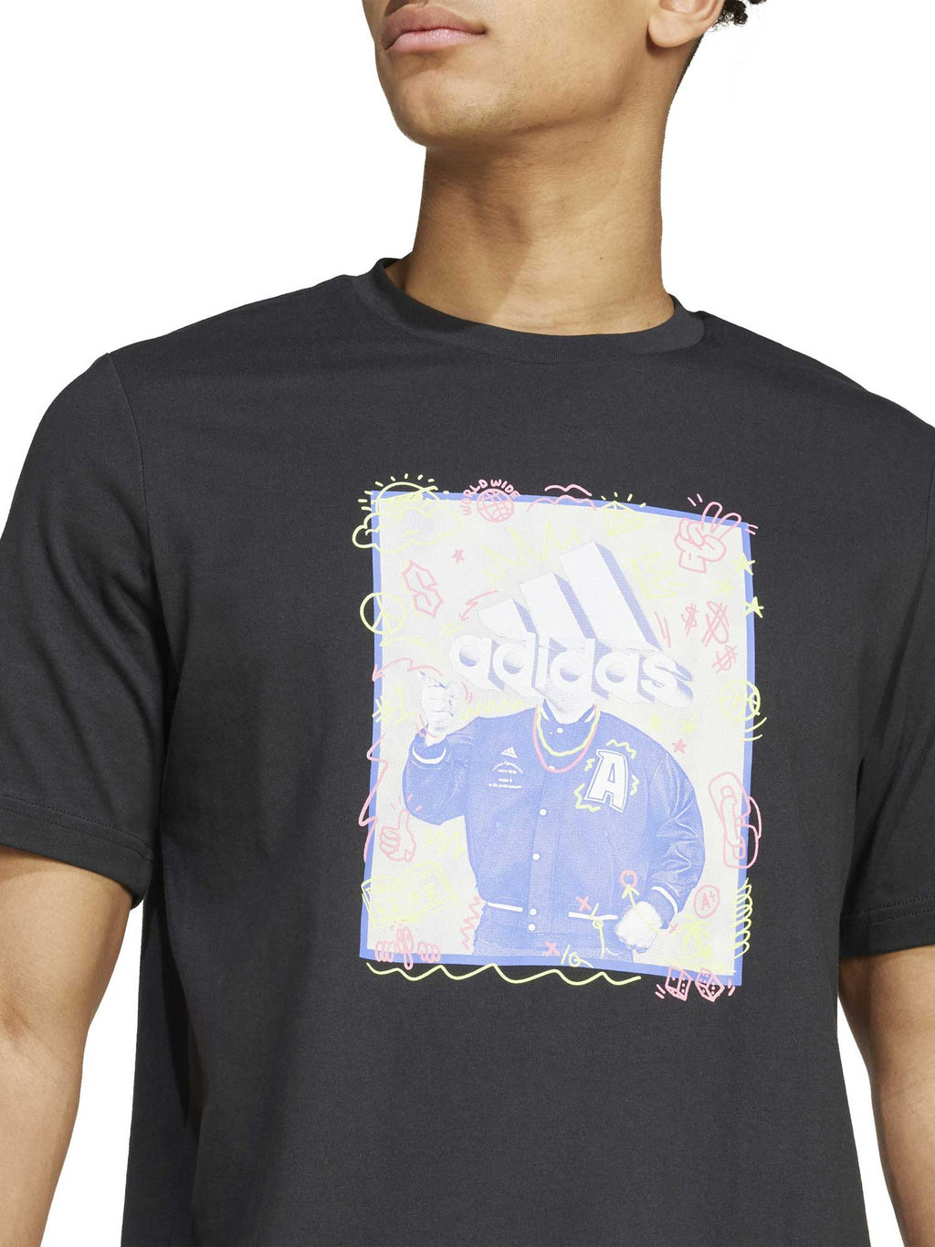 ADIDAS SPORTSWEAR Тениска Doodle Graphic Tee