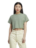 ADIDAS SPORTSWEAR Тениска Lounge Terry Loop Crop Top