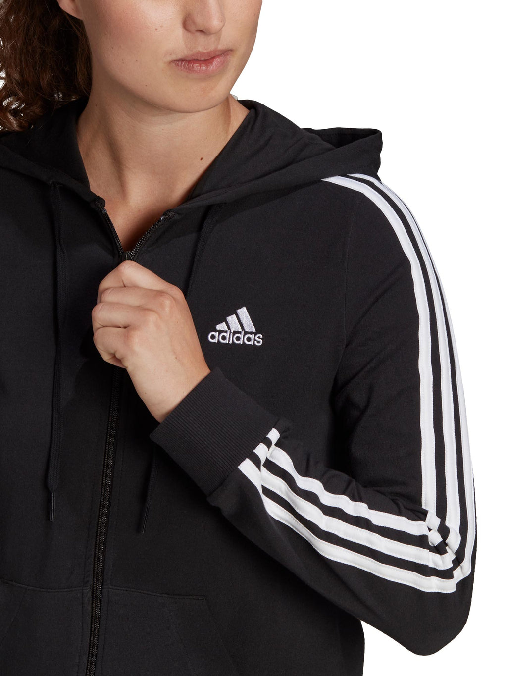 ADIDAS SPORTSWEAR Суитшърт Essentials Single 3-S Full-Zip