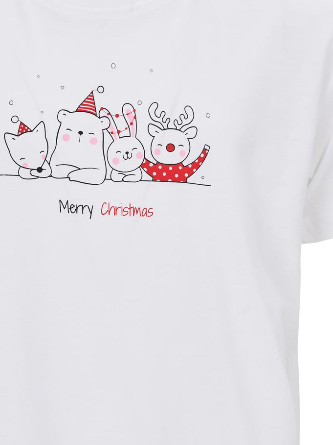 BRILLE Тениска Christmas print II