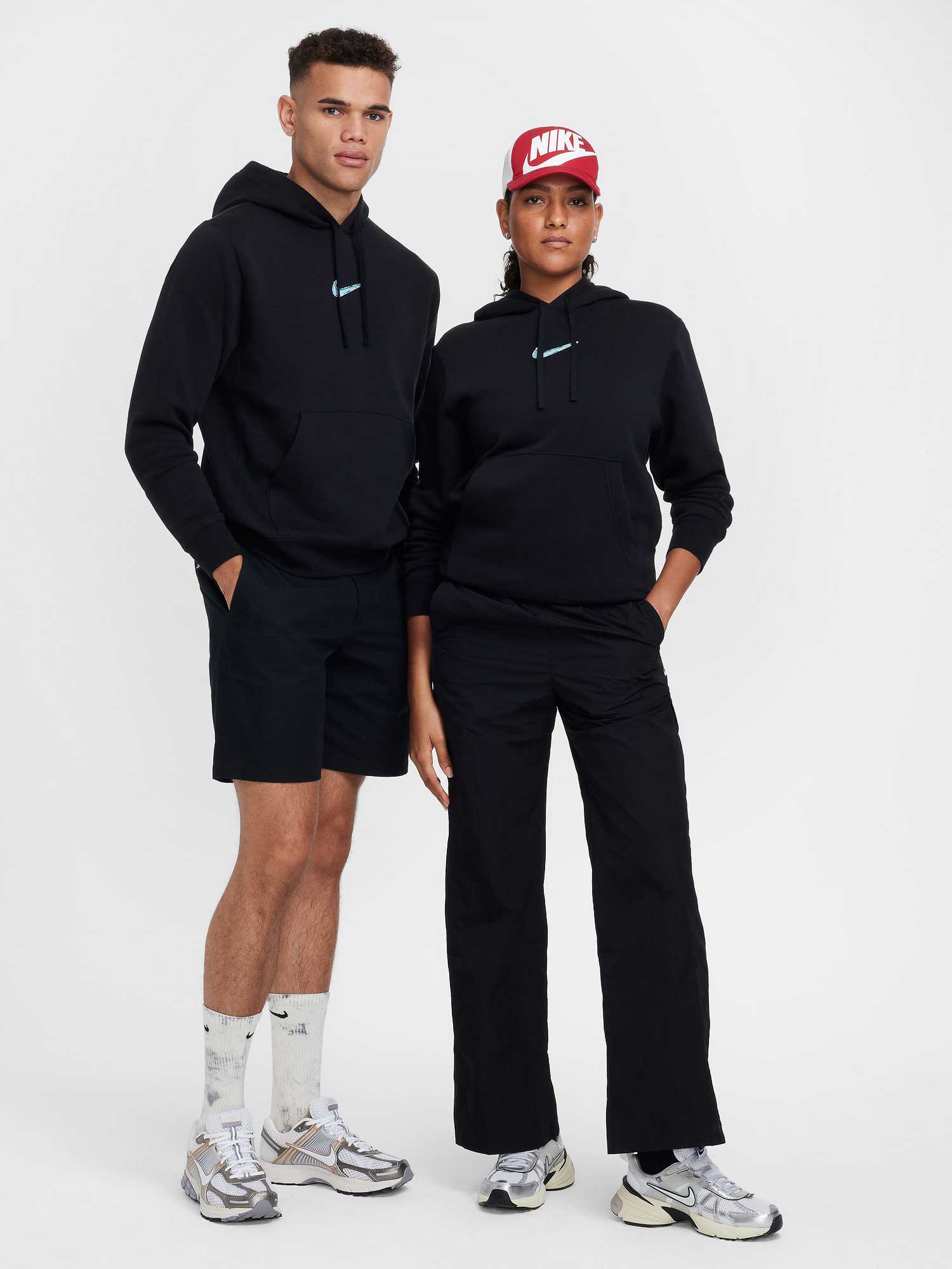 NIKE Суитшърт U NSW CLUB HDY PO BB SEGB
