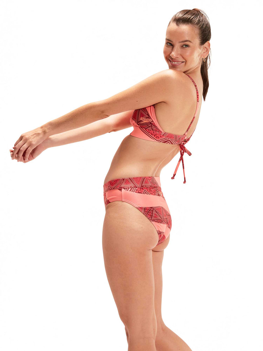 SPEEDO Бански 2 части BANDED TRI 2PC ALV PRT AF