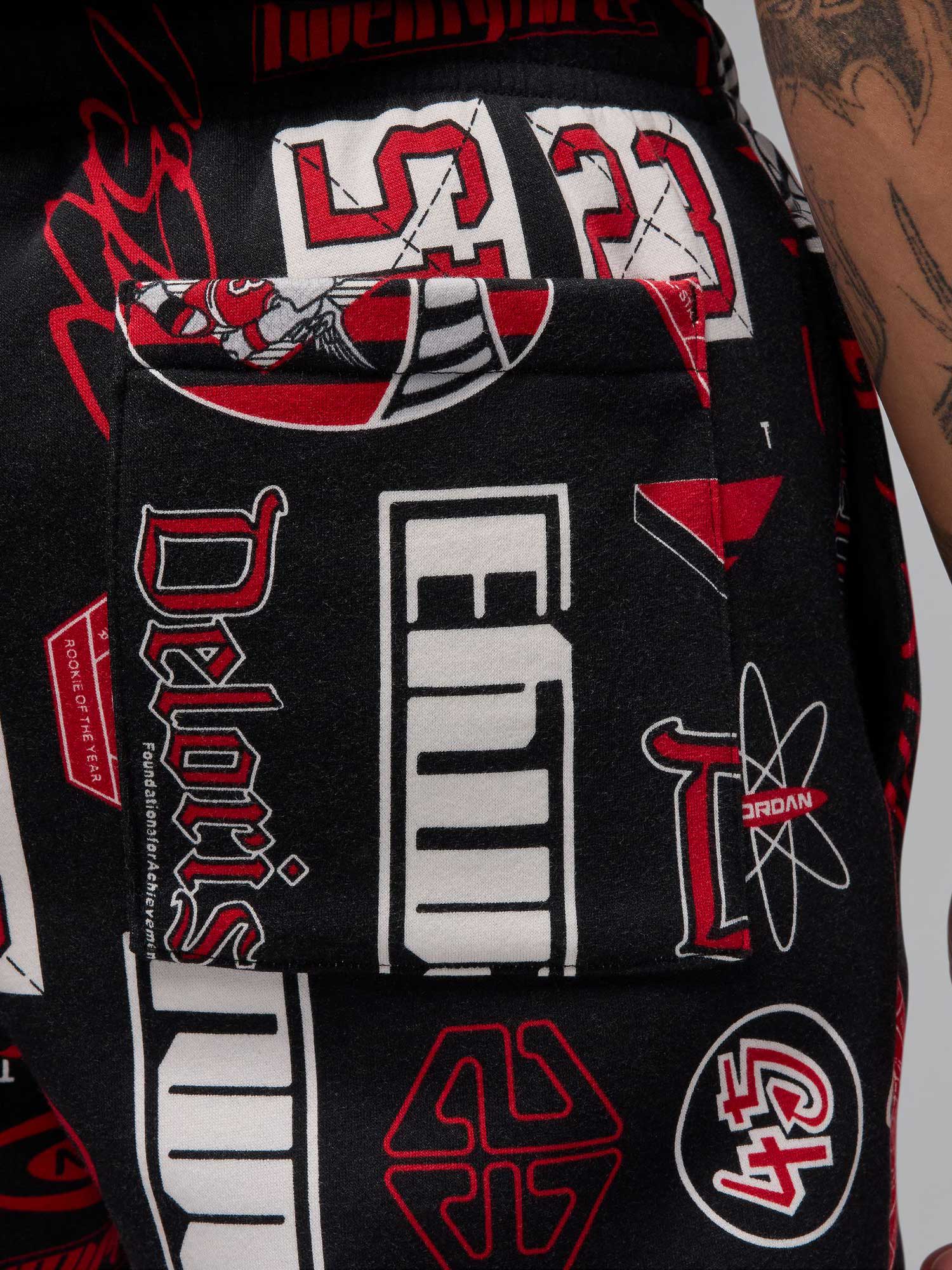 JORDAN Спортно долнище M J ESS AOP FLC PANT