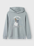 NAME IT Суитшърт NKMBEDOG LS NREG SWEAT WH UNB