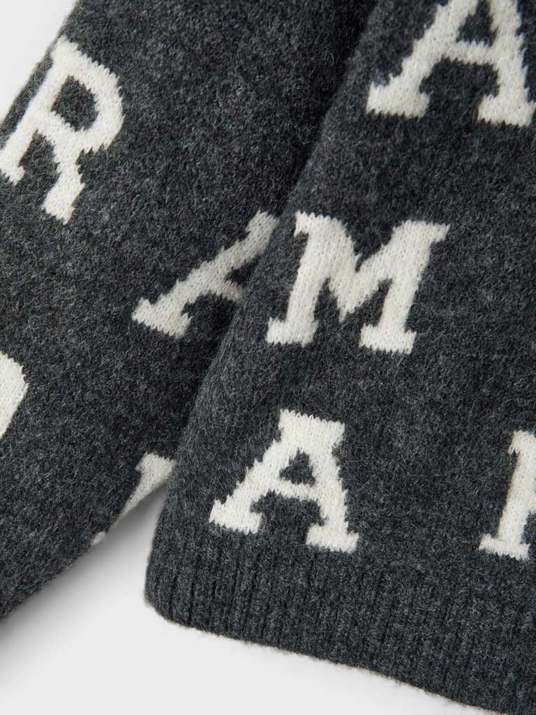 NAME IT Пуловер NKFNEIFY LS SHORT KNIT