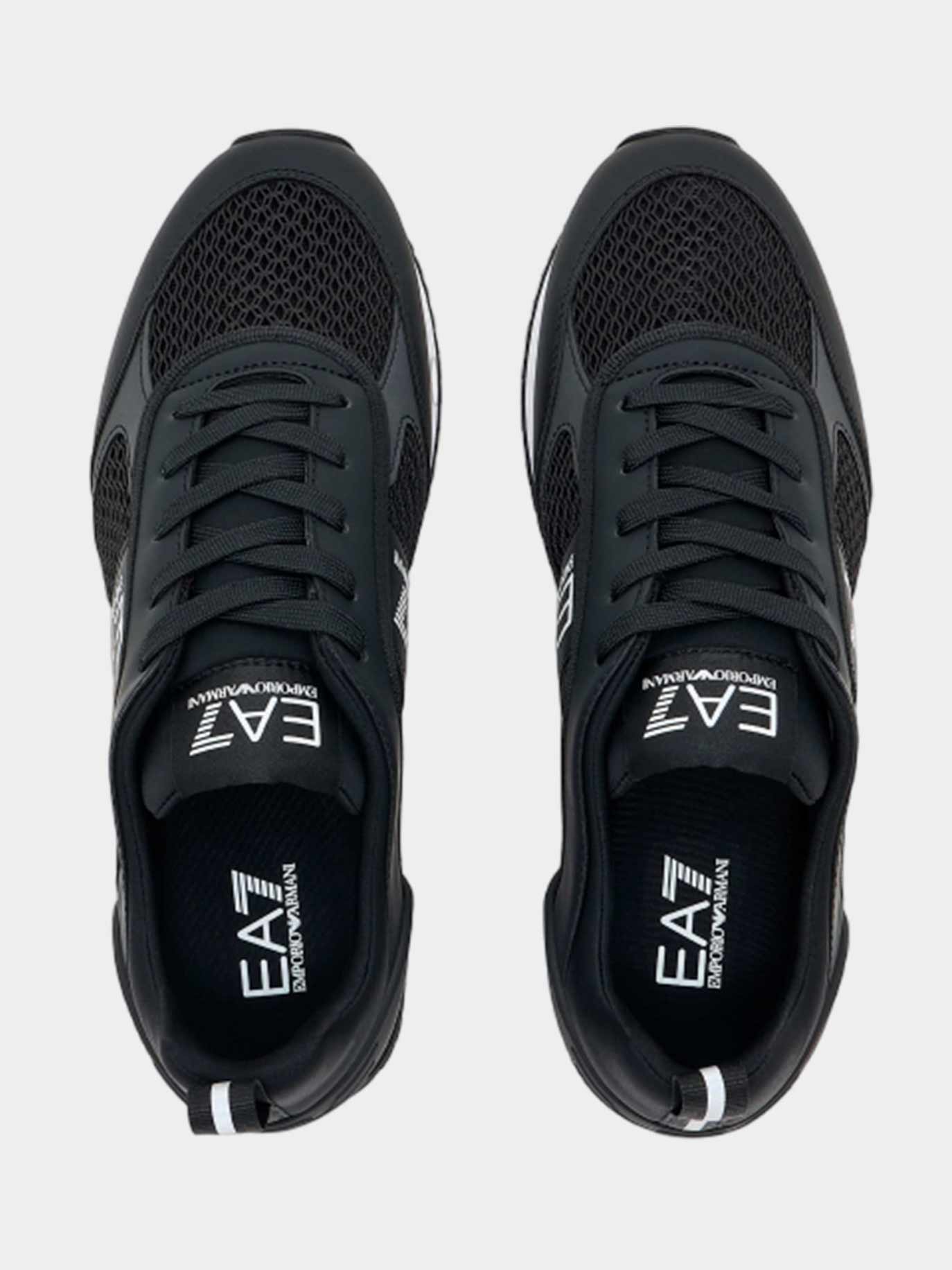 EA7 Emporio Armani Обувки BLACK & WHITE LACES