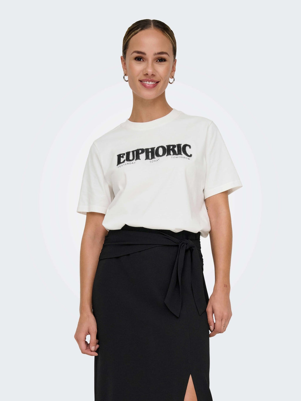 ONLY Тениска ONLTENNA S/S TOOTBRUSH TOP BOX JRS