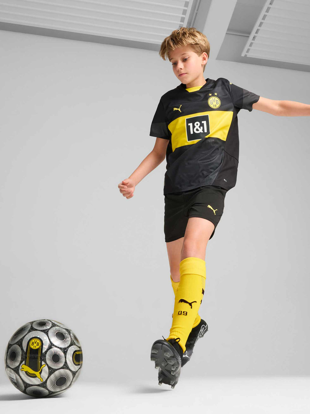 PUMA Тениска BVB Away Jersey Replica Jr